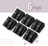 Mr. Pen Handheld Metal Pencil Sharpener with 2 Holes, Pack of 6, Black, Colored Pencil Sharpener, Pencil Sharpeners Handheld Pencil Sharpener Manu...