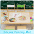 PABUSIOR Large Silicone Mat for Crafts, Heat Resistant, Non-Slip, 19.7×29.5In, Translucent Silicone Liner for Jewelry, Epoxy Resin, Glitter Slime,...