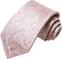 Hi-Tie Men's Wedding Tie Set And Pocket Square Jacquard Woven Silk Necktie Cufflinks With Lapel Pin For Party Prom...