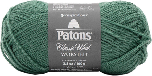 Patons Classic Wool Yarn, Rich Grass...