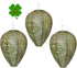 Outward Creations Wasp Nest Decoy - 3 Pack - Hanging Wasp Repellent and Deterrent- Safe Fake Trap...