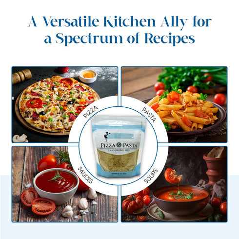 Fast Easy Bread Authentic Italian Pizza & Pasta Seasoning Blend | Elevate Your Recipes with the Perfect Mix of Herbs and Spices for Sauces & More ...