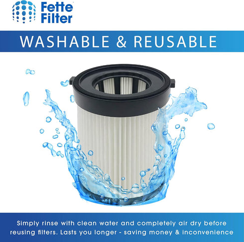 Fette Filter - FSV001 Hepa Filter Replacement Compatible with Fabuletta FSV001 FSV101 Girnoor G165 G160 Afoddon A300 Vacuum, Made of Premium Hepa ...