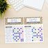 Bright Colorful Sticky Note Chore Chart / 16.25" x 11" Repositionable Fill-in Planner / 52 Repositionable Kids Weekly Task Lists/Made in The USA...