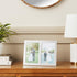 Lawrence Frames 2-Tone Double Opening Panel Picture Frame, 4 by 6-Inch, Brushed Silver Metal and Shiny Metal...