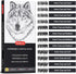 PANDAFLY Compressed Charcoal Sticks, 12 Pieces (Soft, Medium, Hard) Square Vine Charcoal Sticks for Drawing, Sketching, Shading, Charcoal Drawing ...