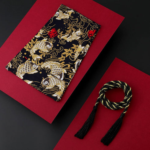 Frienda Car Shift Knob Cover Japanese Antiquity Element of Koi Fish Shift Boot Cover Boots Shifter Boot Cover Automotive Shift Knob with Rope for ...