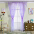 ICYANG Lavender Curtains Lilac Leaf Purple Vine Willow Tulle Room 78.6 x 39.3 Inch Sheer Drape Panel Valances for Living Room Bedroom Balcony Door...