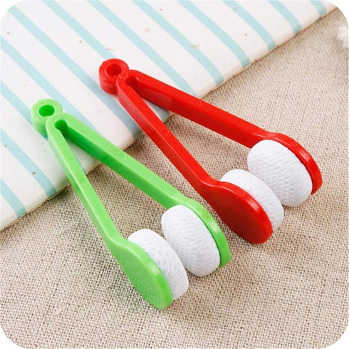 5 Pcs Mini Sun Glasses Eyeglass Microfiber Spectacles Cleaner Soft Brush Cleaning Tool Mini Microfiber Glasses Eyeglasses Cleaner Cleaning Clip (B...