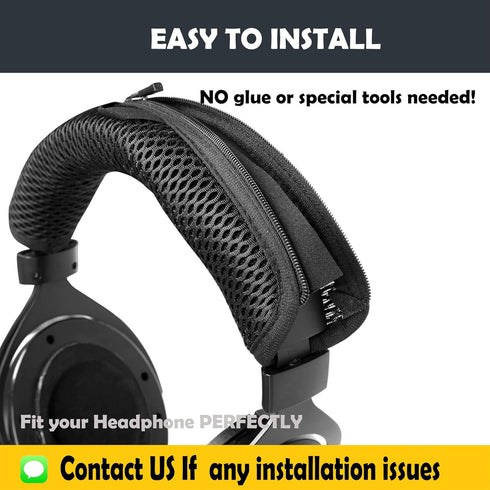 Headband Replacement Cushion Compatible with Corsair CD900ST/MDR V6/MDR 7506/HS50/HS60/HS70 Headsets Professional Fabric Replacement Headstrap Pad...
