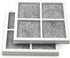HQRP 2-Pack Air Filter compatible with LG LFCS31626S LFX32945ST LFXC24726S LFXS30726B LFXS30726S LFXS30726W LMXC23746D LSFD2491ST Refrigerator