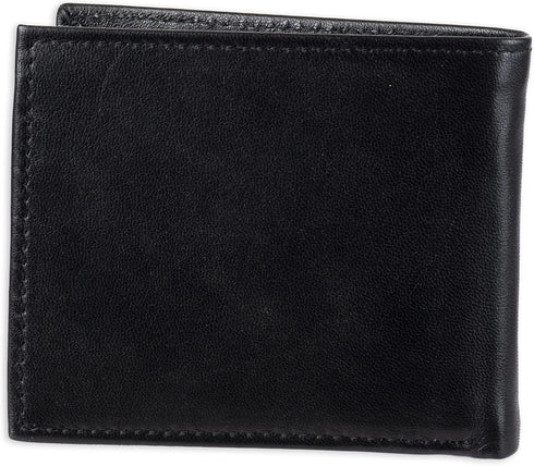 Tommy Hilfiger Men's Leather Slim Bifold Wallet with Coin Pocket...