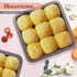 CHEFMADE Square Cake Pan, 8-Inch Bakeware Non-Stick Carbon Steel Pan Deep Dish Oven Baking Mold Baking Tray Ovenware for Cakes, Bread, Pizza, Cook...
