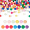 Beadthoven 195Pcs 12mm Mermaid Beads Plastic Red Bayberry Beads Mixed Color Round Chunky Bubblegum Beads Bulk Loose Spacer Beads Bubble Beads for ...