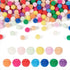 Beadthoven 195Pcs 12mm Mermaid Beads Plastic Red Bayberry Beads Mixed Color Round Chunky Bubblegum Beads Bulk Loose Spacer Beads Bubble Beads for ...