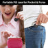 Small Daily Pill Box - Portable Waterproof Metal Pill Case for Pocket or Purse Aluminium Alloy Round Travel Pill Container Medicine Vitamin Organi...