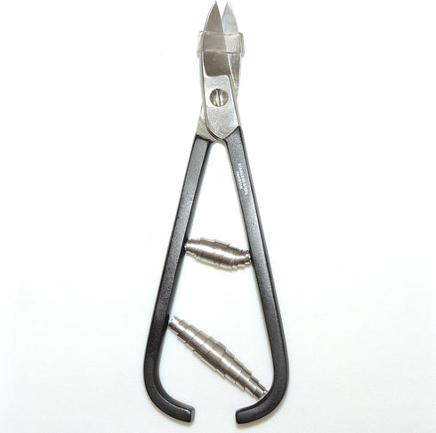 Mazbot French Style Curved Metal Shears with Spring T076C...