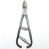Mazbot French Style Curved Metal Shears with Spring T076C...