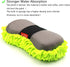 Premium Chenille Microfiber Car Wash Sponge, Ultimate Car Wash Mitt, Scratch Free, Lint Free, Double Sided, Plush(Green)...