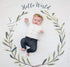 lulujo Baby’s First Year Milestone Blanket and Card Set | 40in x 40in (Hello World)...