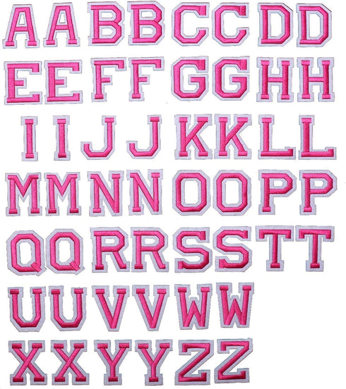 AXEN Iron on Sew on Letter Patches for Clothes, 26pcs Alphabet A to Z, Animals...
