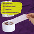 ATack Whiteboard Dry Erase Tape, 2 Inches x 30 Foot, White, Smudge-free White Board Dry Erase Label Sticker for Storage Bins, Classrooms, and Teac...