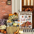 Welcome Thanksgiving Fall Garden Flags for Outside Decorations, FOOTBALL and Fall Y'all Truck with Maple Leaves Small Yard Flag, Harvest Autumn Se...