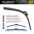 Caterpillar Clarity Premium Performance All Season Replacement Windshield Wiper Blades for Car Truck Van SUV (20 Inches (1 Piece)), black...