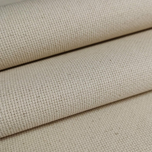 19" x 28" 18CT Counted Cotton Aida Cloth Cross Stitch Fabric (Natural Oatmeal)...