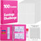 ISRAR™ 100 envelopes money saving challenge binder, Pre-Numbered Envelopes, 2 Erasable Red Markers, A5 Money Saving Book, Save 5050$ With This Mon...