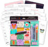 Fashion Angels Step-by-Step Learn to Draw Food Animals Portfolio - 30 Sheets, 3 Mechanical Pencils, 12 Color Refills, 1 Eraser - Instructional Kaw...
