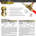 Everflow Supplies Pushlock UPSC12 1/2 Inch Long Push X Push Coupling for Push-Fit Fittings, Made with No Lead DZR Forged Brass, Connects PEX, CPVC...