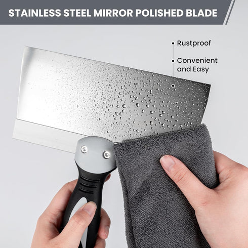 Mister Rui Taping Knife, 14" Drywall Taping Knife, Stainless Steel Taping Knife, Drywall Skimming Blade, Plastering Spatula Tools, Plastering Tool...