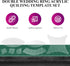 5" Double Wedding Ring Acrylic Quilting Template Set, 1/4" Seam Allowance - 7 Pieces - Tiny DWR...