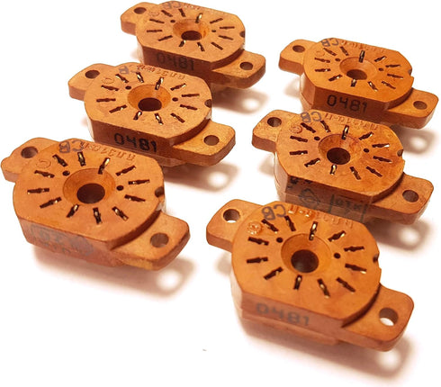 Socket for Nixie Tubes Military Version IN-12A, IN-12B, IN-15A, IN-15B, IV-22, New 6 pcs...