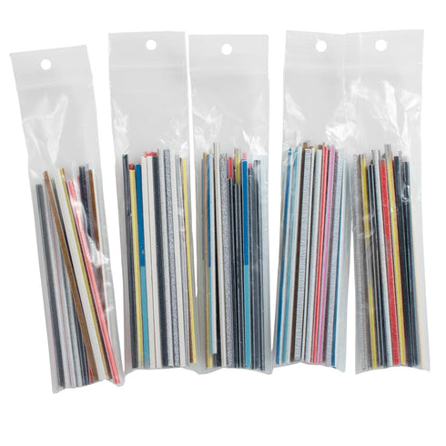 Keystone 100 Sanding Twigs or Sticks Ideal for Woodworking Hobby Arts Crafts Models Mixed Grits and Lengths Cushioned Abrasive (5 Pack)...