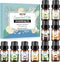 Essential Oils Set - 10x5ML Premium Essential Oil Kit for Candle Making, Diffusers, Massages, Aromatherapy, Skin Care - Lavender, Eucalyptus, Pepp...