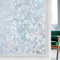 rabbitgoo Window Privacy Film, Rainbow Window Film, Removable Stained Glass Sticker, Heat Control Window Cling for Decor, Silver, 17.5 x 78.7 inch...