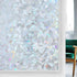 rabbitgoo Window Privacy Film, Rainbow Window Film, Removable Stained Glass Sticker, Heat Control Window Cling for Decor, Silver, 17.5 x 78.7 inch...