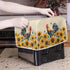 Sunflower Roosters Chickens Toaster Oven Covers for Kitchen Polyester Fabric Quilted Toaster Appliance Dust-proof Cover for Small Appliance Dust C...