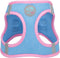 PHOEPET Step-in Dog Harness,Reflective Adjustable Dog Vest Harness, Soft Pet Walking Jacket with 2 Metal Leash Hooks for Dog and Cat(Baby Blue Bas...