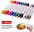 Overseas Paint Markers Pens, Painting Marker on Almost Anything Quick Dry and Permanent, Oil-Based Paint-Marker Pen Set for Rocks, Wood, Fabric, P...