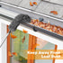 Gutter Cleaning Brush Roofing Tool with Telescopic Extendable Telescopic Pole 8.6ft Guard Cleaner Tool Easy Remove Leaves and Debris from The Grou...