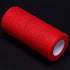 Glitter Tulle Roll Sparkling Tulle Ribbon Fabric Spool for Wedding Decoration Gift Wrapping, 6 Inch by 25 Yards (Red)...