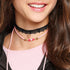 Make It Real Juicy Couture: Chokers & Charms Kit - Create 7 Unique Necklaces, 102 Pieces, 7 Trendy Chokers, 6 Juicy Charms, Tweens & Girls, Elasti...