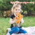 Easfan Walking Monkey Plush Toy Electric Interactive Monkey Stuffed Animal Barking Tail Wagging Head Nodding Monkey Pet Toy Christmas Birthday Gif...