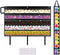 Bulletin Border Storage Pocket Chart for Classroom, Bulletin Board Border Storage, Classroom Organizer with Storage Pockets (Black)...