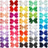 CÉLLOT 40 Pieces 3 Inch Hair Bows for Girls Clips Grosgrain Ribbon Boutique Hair Bow Alligator Clips For Girls Teens Toddlers Kids...