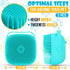 2Pcs Dog Bath Brush Scrubber - Dog Bath Brush With Soap Dispenser Dog Soap Scrubber Pet Bath Brush Pet Shampoo Brush for Dogs Bath - Dog Shampoo B...