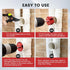 PVC Fitting Saver with 1-½-Inch Head Aluminum, PVC Pipe Reamer, PVC Socket Saver with 3/8" Hex Shaft, For Water Lines, Drain Lines, Vent Lines...